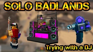 Solo Badlands Fallen Mode Roblox Tower Defense Simulator Trying with a DJ