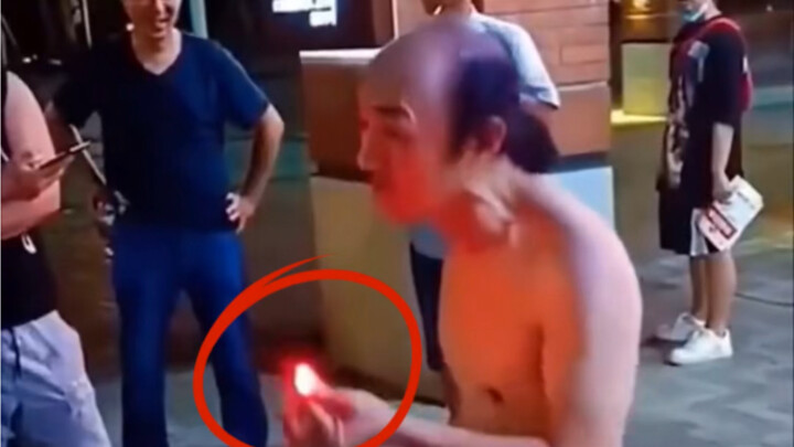 Jagoan jalanan Filipina, ilusi jari bercahaya!