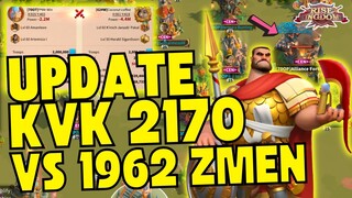 UPDATE PREDIKSI KVK 2170 vs ZMEN 1962 | 2200vs1164 1452 | 1079 vs 2112 | Rise Of Kingdoms Indonesia