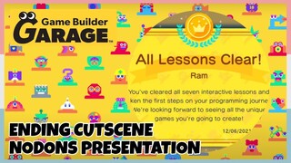 Cute Little Presentation From All The Nodons In Game Builder Garage | Ending Cutscene