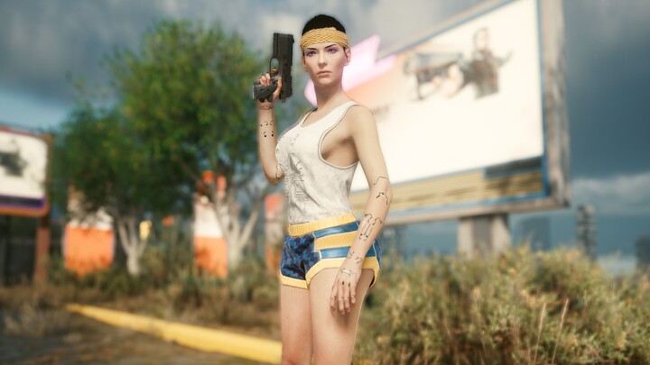 "Cyberpunk 2077" adalah mod angka kedua yang paling banyak diunduh - dengan tautan disk jaringan Bai