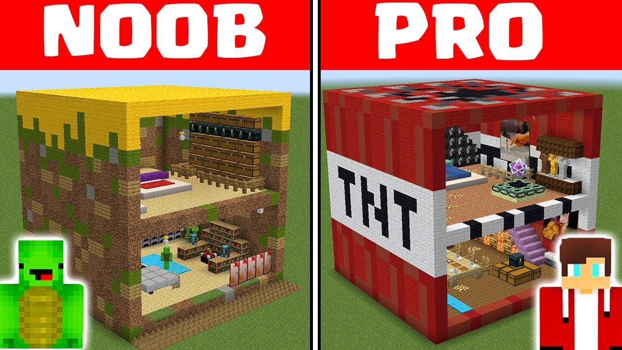 Part_3 Hide and Seek Noob vs Pro with OP Items in Minecraft, jj and mikey  minecraft