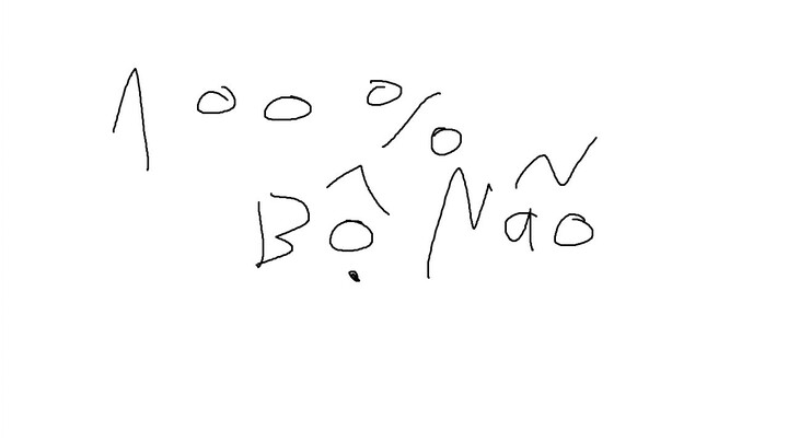100% bộ não