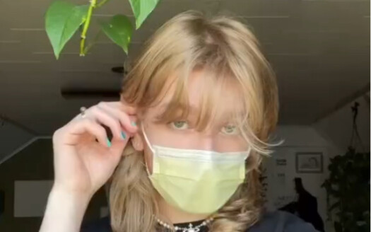 "Nobody knows what kind of stunning looks are hidden beneath the mask."