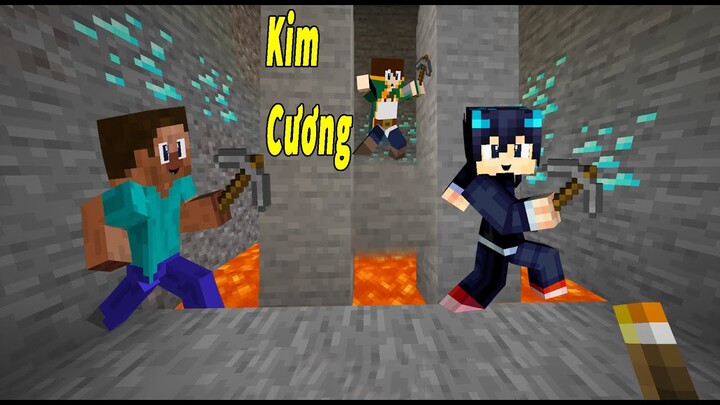 Minecraft - Xuống Sâu Tận Lòng Đất Tìm Kim Cương | Tập 3