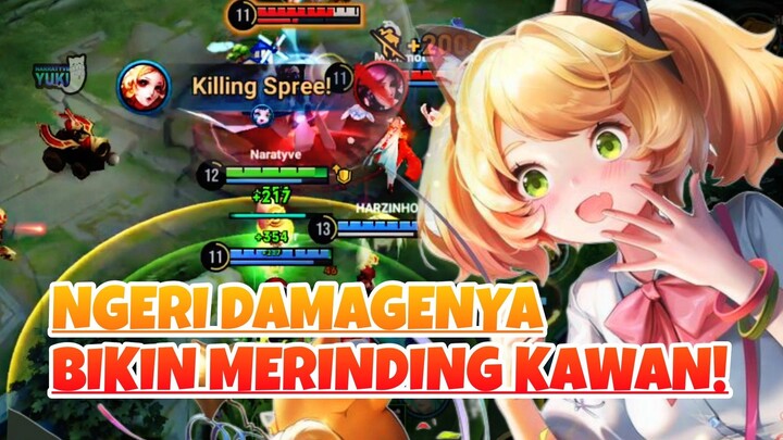 NGERI DAMAGE DAJI BIKIN MERINDING KAWAN! - Honor Of Kings Moments