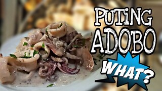 how to cook Squid's WHITE ADOBO with Coconut milk / ADOBO SA PUTI na may gata