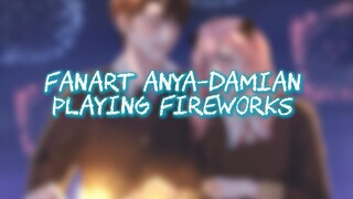 Drawing Anya-Damian from Spy X family [Speedpaint]