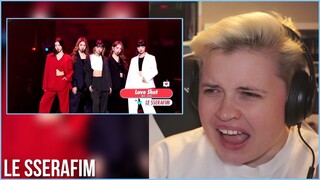 REACTION to LE SSERAFIM - LOVE SHOT COVER STAGE (KCON JPN 2022)