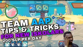 TIPS TO WIN ARENA FOR NEW SCHOOLARS | TEAM AAP STRATEGY IN ARENA AXIE INFINITY GAMEPLAY #2