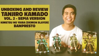 UNBOXING & REVIEW | Banpresto - Tanjiro Kamado (Sepia) from Kimetsu No Yaiba (Demon Slayer) Vo2.