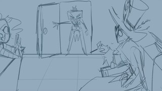 Vox after he learnt Alastor was back // Hazbin Hotel fan animation