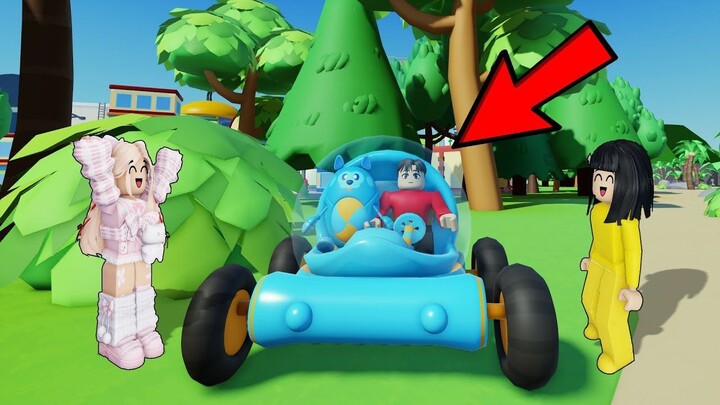 Yuta, Mio Dan Baby Celine Mencari Blippi Yang Menyamar PART 1  ROBLOX