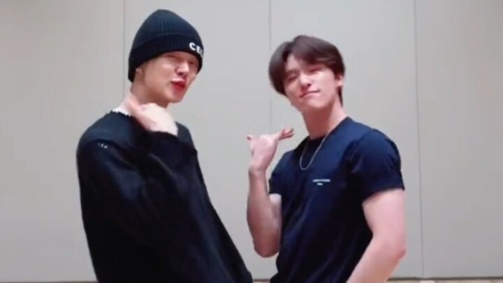 TXT Choi Yeonjun, SEVENTEEN Lee Chan, tantangan TikTok GBGB 220517, TikTok Good Boy Gone Bad DINO