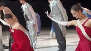 The curtain call of the ballet The Little Mermaid in Shanghai