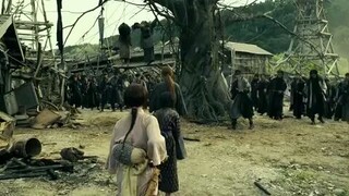 Rurouni kenshin (samurai x live action) kyoto inferno village figth scene