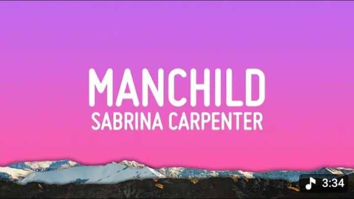 Manchild - Sabrina Carpenter (Lyrics)