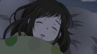 July new show: The heroine accidentally ate the cat's salad and her stomach was about to burst