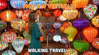Dạo Phố cổ Hội An về đêm mùa dịch du lịch vẫn đông vui | Walking Travel