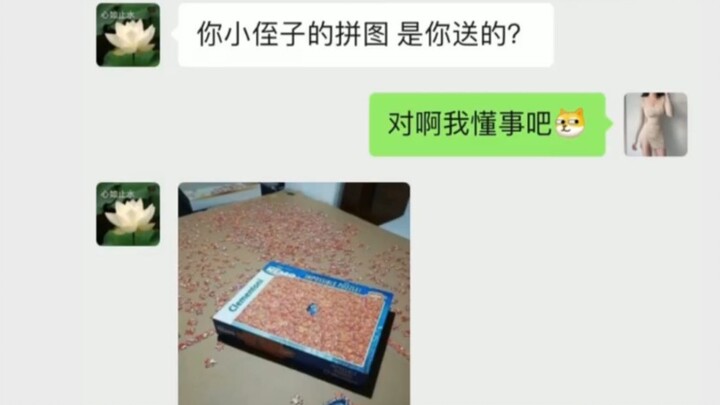 Có ai làm người tặng bộ ghép hình này không?