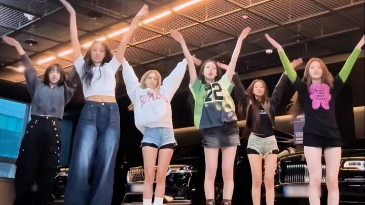 MEOVV JEONSOMI HANDS UP challenge