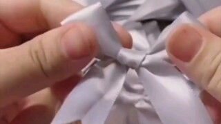 蝴蝶结打结的方法