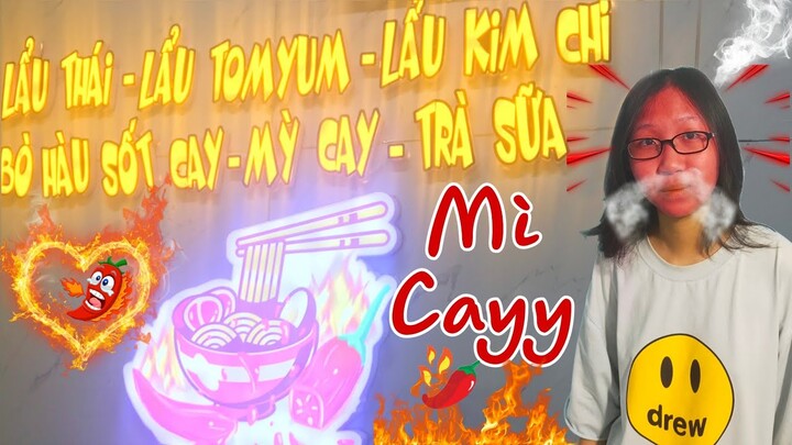 Trải Nghiệm Lần Đầu Ăn Mì Cayyy🥵 || Ăn Cùng Linh Lợn☺️ || Vlog