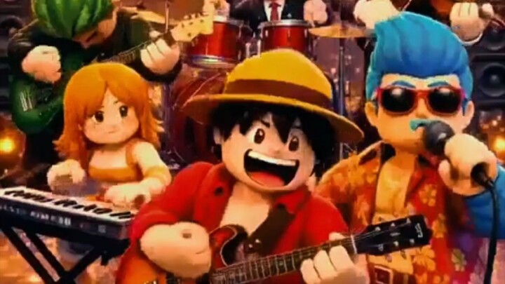 Straw Hat Pirate Band - Roblox style