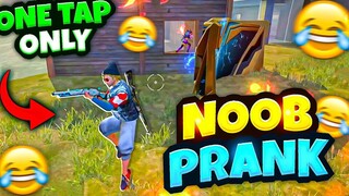 Noob Prank ที่ดีที่สุดกับผู้เล่นสุ่ม😂 ปฏิกิริยาที่น่าตกใจ🤯 Garena Free Fire