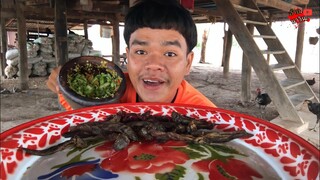 ตำบักทั่วเผ็ดๆนัวๆทอดปลาแห้งทอดเนื้อทั้งแซ่บทั้งนัว