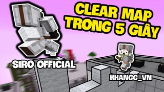 SIRO KẾT NGHĨA CHỊ EM TỐT CÙNG KHANG CLEAR MAP BEDWARS TRONG VÒNG 1 NỐT NHẠC - BỘ ĐÔI HỦY DIỆT