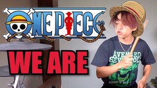 【架子鼓】【海贼王】日本鼓手哈鲁热血翻奏《WE ARE》
