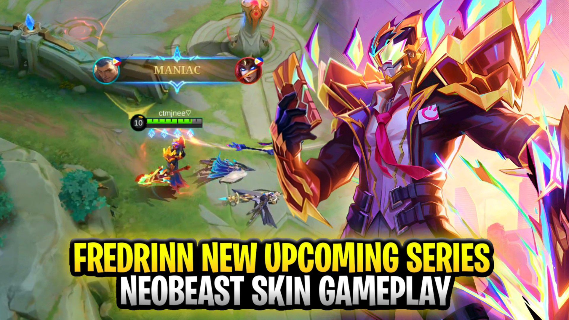 Fredrinn Mobile Legends , Next New Hero Fredrinn Gameplay - Mobile Legends  Bang Bang - BiliBili