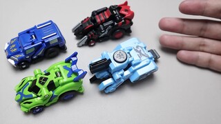 Try the jumping warrior toy, a car that can jump and transform, and can do several somersaults in th