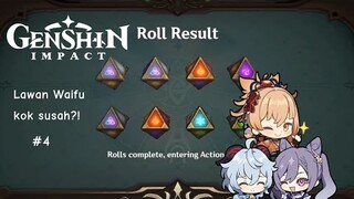 Waifu cantik bisa main kartu TCG Genius Invokation TCG part 4 - Genshin Impact