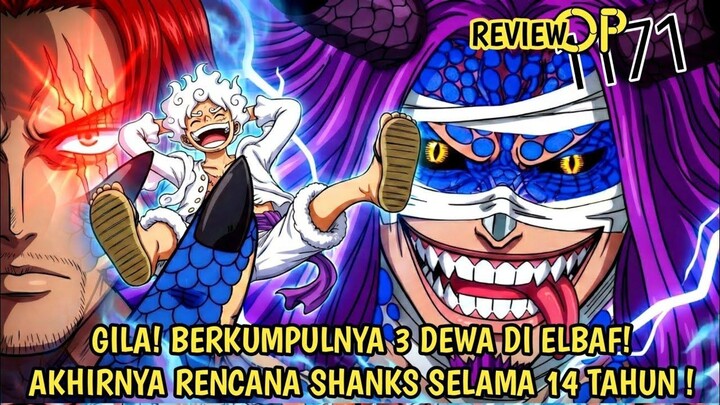 REVIEW ONE PIECE 1171 - RENCANA GILA SHANKS SELAMA 14 TAHUN BERHASIL! PERTEMUAN
