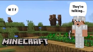 MineCraft PH pt 12 - MINING AND GOING TO THE VILLAGE