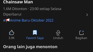 kenapa chainsaw man tdk tayang