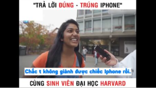 Trả lời đúng - Trúng iphone part 6 #giaitri