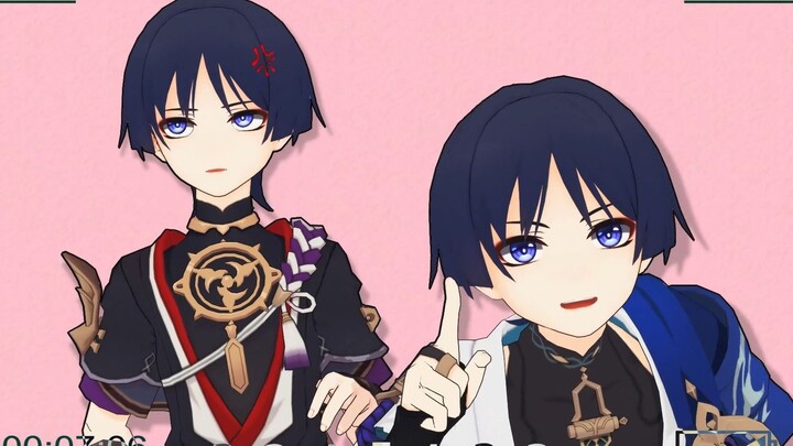 [Genshin Impact MMD | Wanderer x Skirmisher] Ninja Re Bang Bang