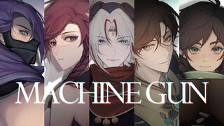 【王者荣耀手书/沙之盟小队】酷飒会传染的Machine Gun