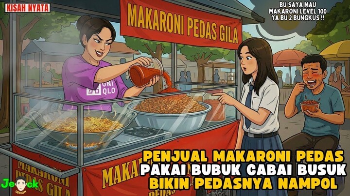 AZAB PENJUAL MAKARONI PEDAS PAKAI BUBUK CABAI BUSUK BIKIN PEDASNYA NAMPOL