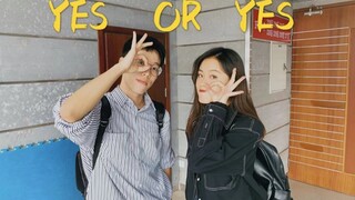 【TWICE】未看过的校园风YES OR YES男女翻跳