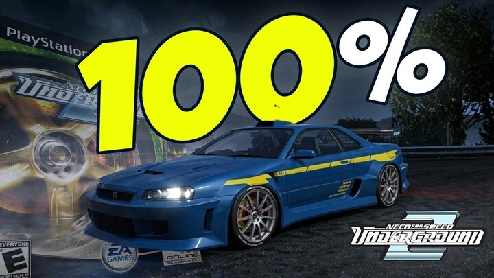 Menamatkan 100% NFS UNDERGROUND 2 PS2 !
