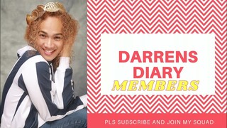 DARRENS DIARY MEMBERSHIP SHOUT OUT VIDEO
