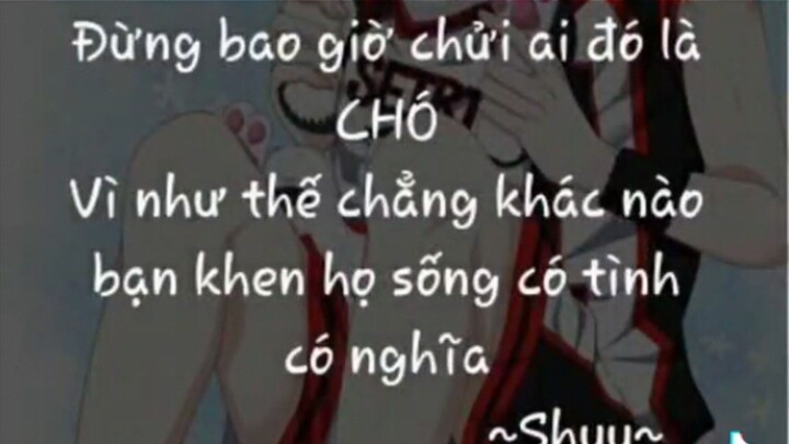 Những câu nói bất hủ của một số nhân vật trong anime!!!!!!!