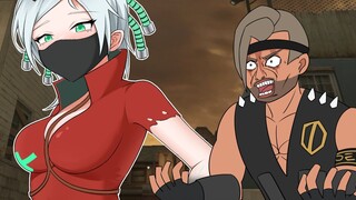 [Patung pasir CF] Bayi melepas topengnya...