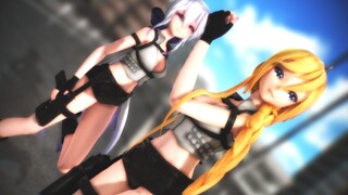 [MMD][3D] Miku, Luka, Haku Dancing Masked bitcH