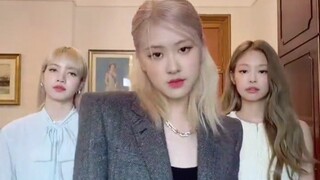 rose更新tiktok！  blackpink也开始整活了！