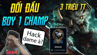 (LMHT) CHOÁNG NGỢP TRƯỚC BOY 1 CHAMP RENGAR  3 TRIỆU THÔNG THẠO VÀ Ý CHÍ KO BAO GIỜ BỎ CUỘC! | iLoda